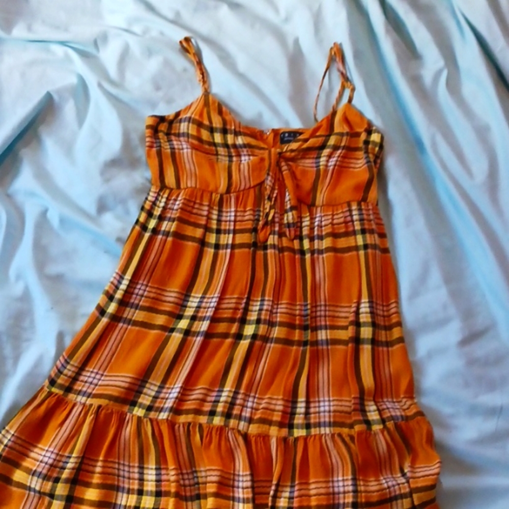 Orange dress
